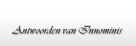 Antwoorden van Innominis