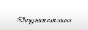 Dirigenten van succes